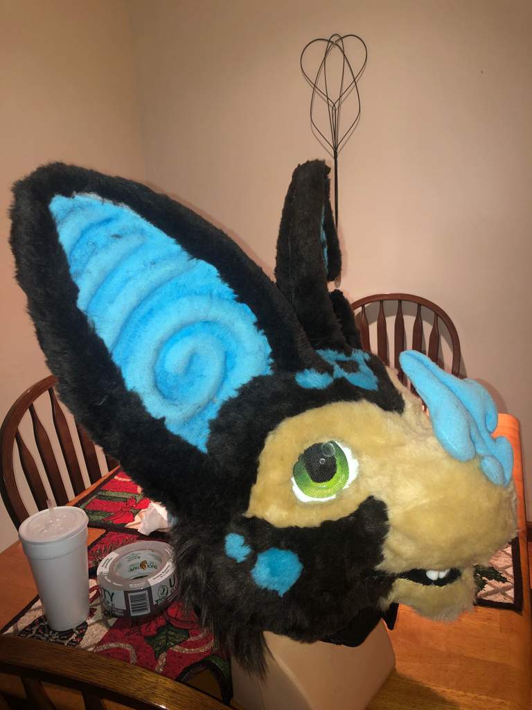 Bat Head Half Way Finished Fursuit Maker Amino Bat Head Half Way Finished