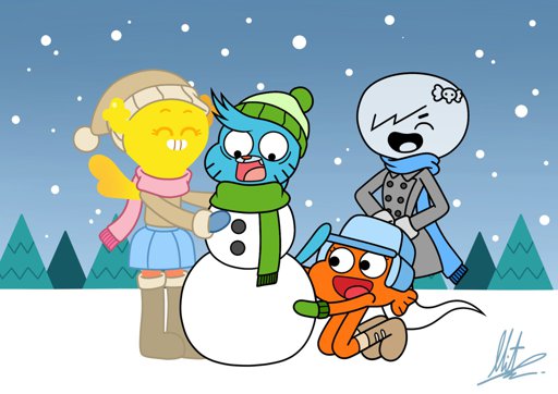 Darwin X Carrie: Perfect | Amazing World Of Gumball. Amino