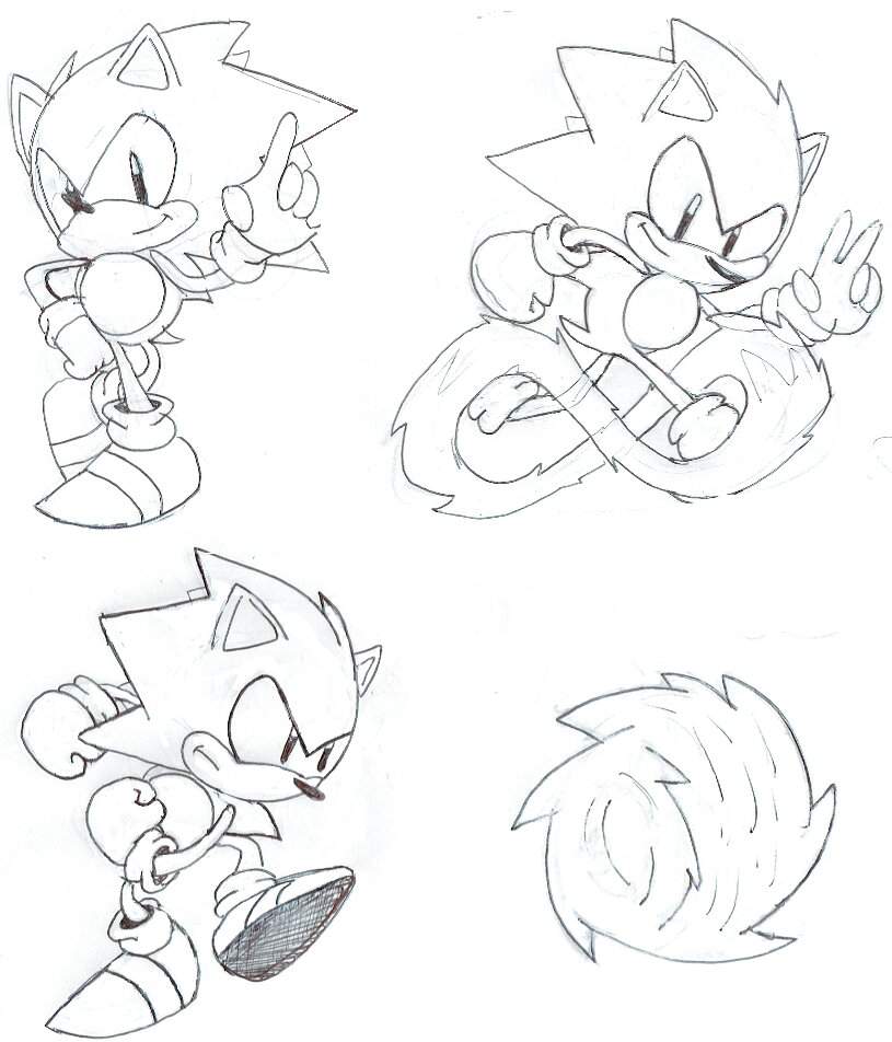 Dibujando A Los Personajes De Sonicparte 1 Sonic The Hedgehog