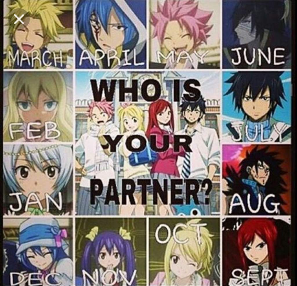 Who Is Your Partner Fairy Tail Amino - 