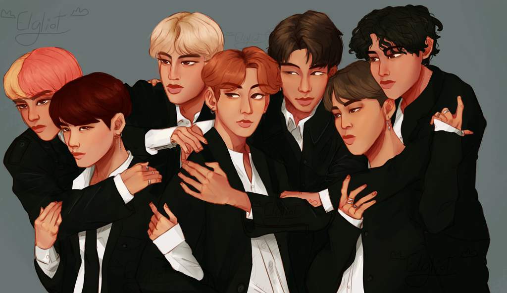 OT7 fanart | ARMY's Amino