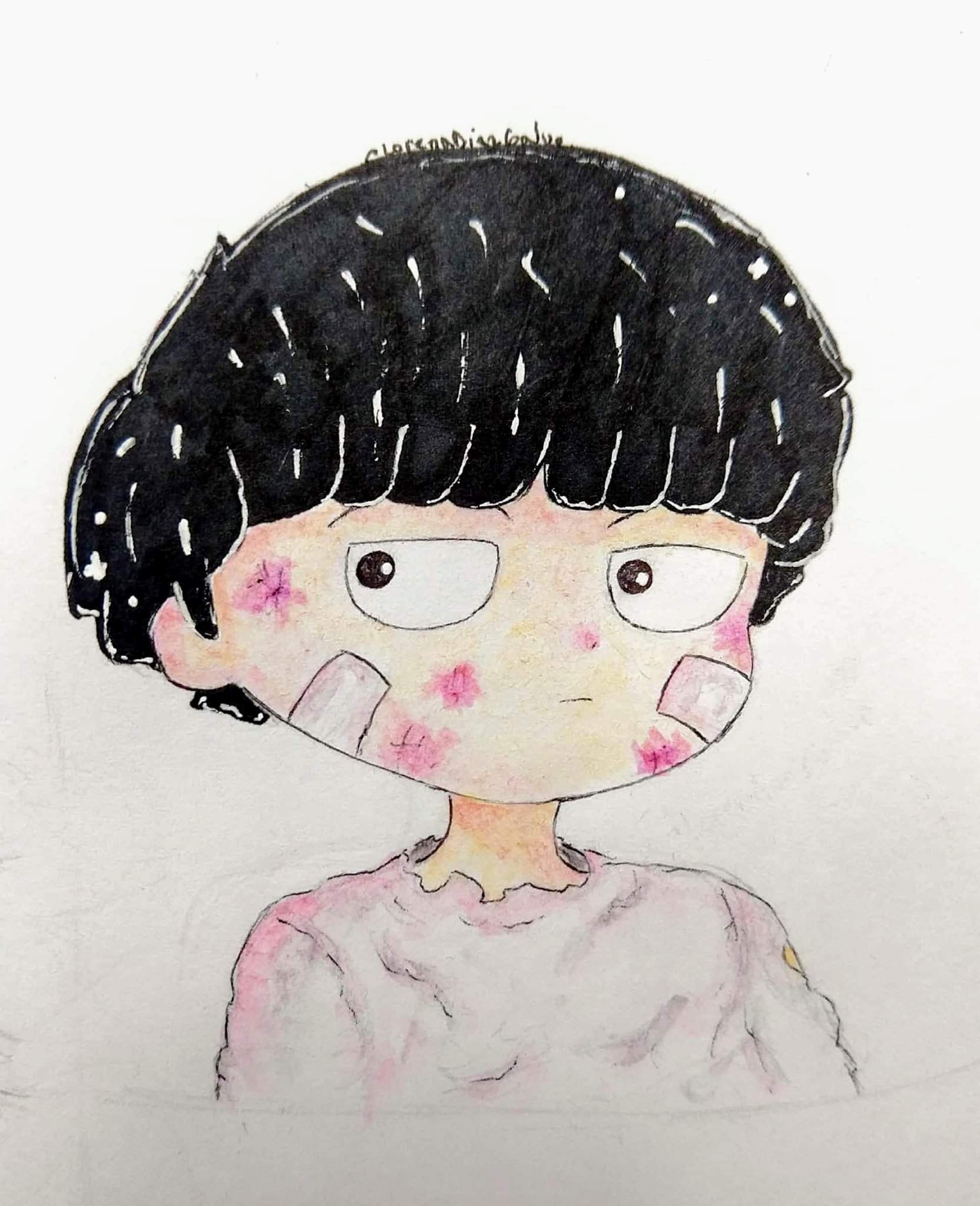 ~Dibujo de Mob~ | • Mob Psycho 100 • Amino