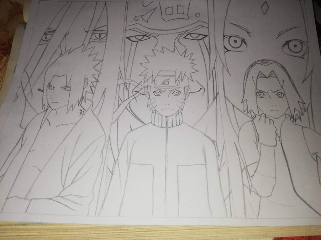 LOS 3 LEGENDARIOS SANNIN Y EL EQUIPO #7 | Arte Anime Amino Amino