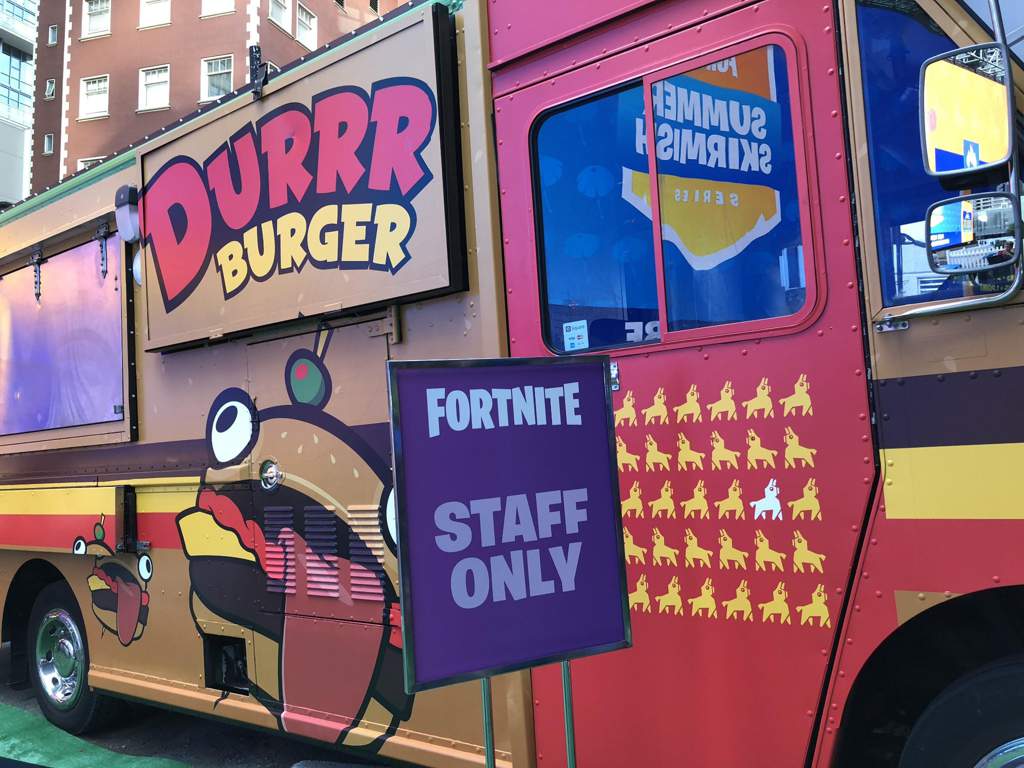 Durr Burger Truck Open For Business Fortnite Battle Royale Armory Amino