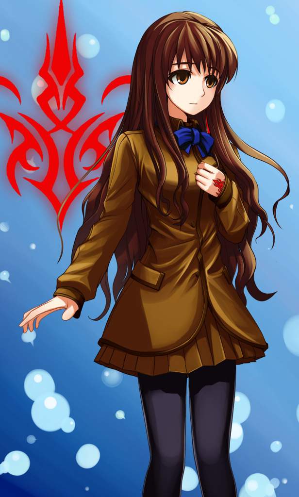 Anime female brown hair