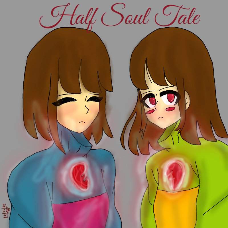 Half soul tale fanart (jeez, this was my first digital art) | Undertale ...