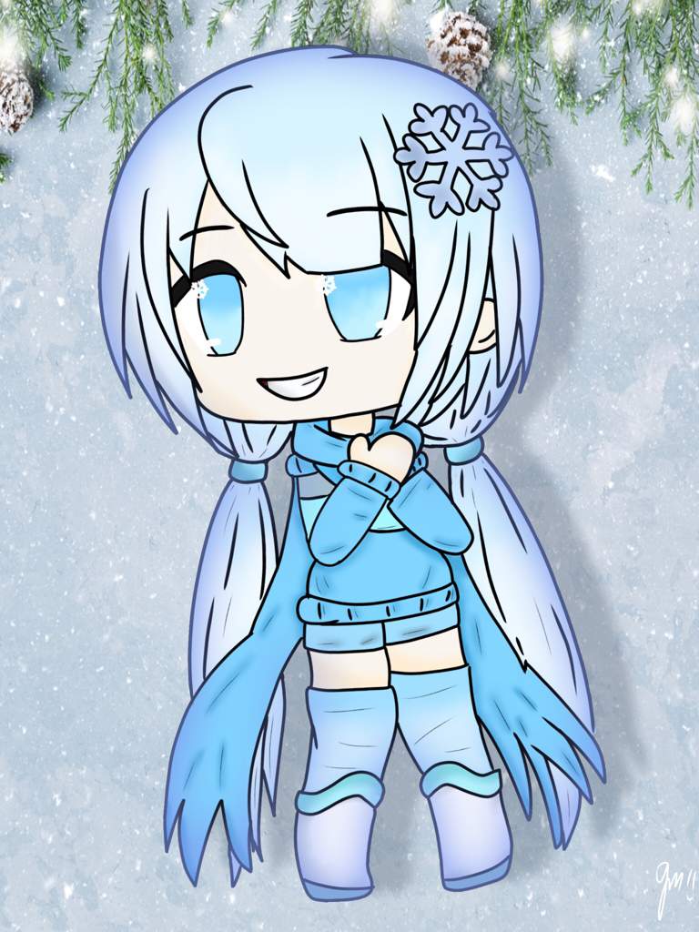 A wintery edit | Gacha ~ Amino