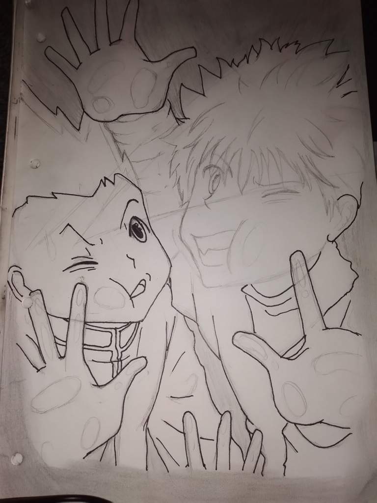 Dessin De Gon Et Killua Encre Mais Les Couleurs Sa Viendras Demain Manga Anime Draw Amino