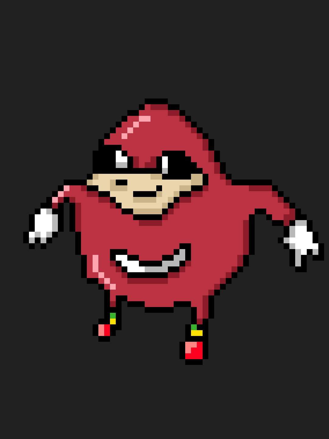 PiXel Art Uganda Knuckles | =====UgandansKnuckles===== Amino