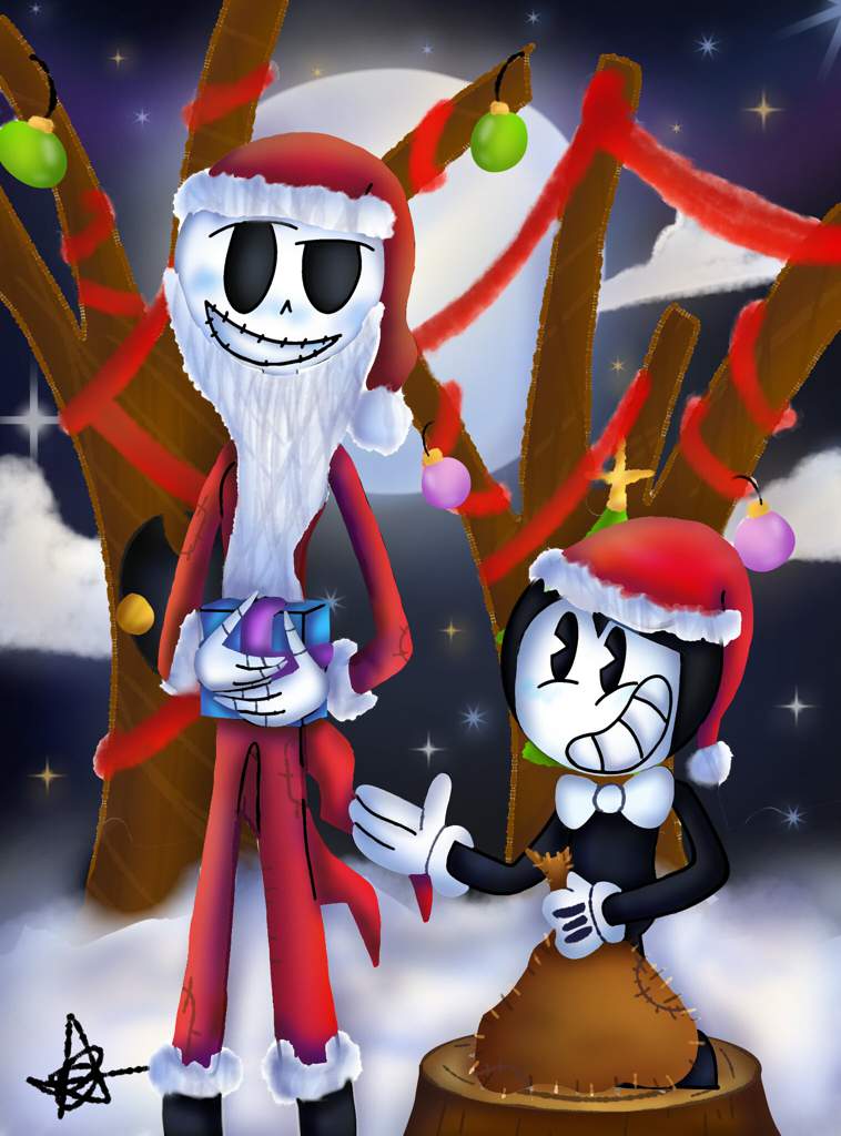 27]•۞° ᎒↺🎃 ~IT'S CHRISTMAS~ 🎃↻᎒ °۞ | Bendy and the Ink Machine Amino