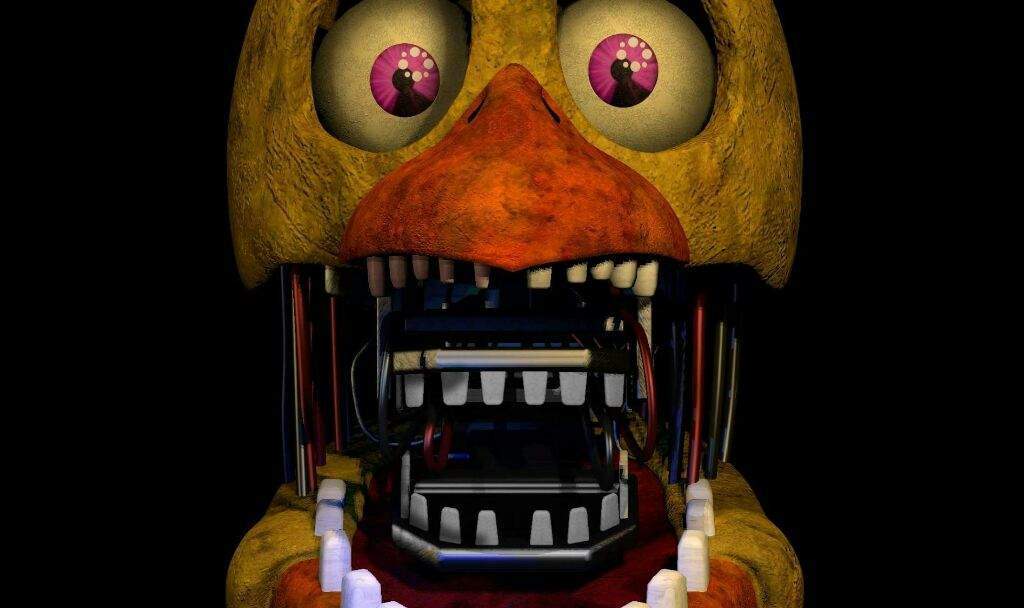 Withered Chica jumpscare - Old vs New.