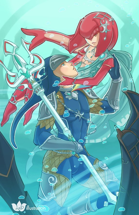 Mipha Zelda Breath Of The Wild Fr Amino