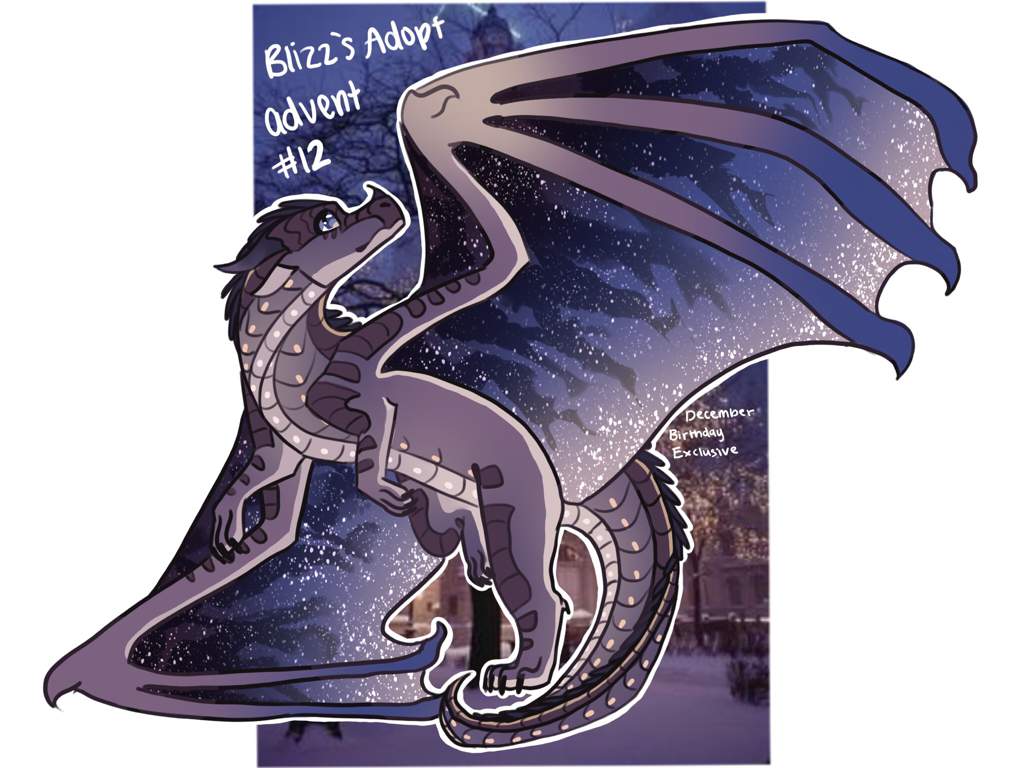 BLIZZ’S ADOPT ADVENT [12] DEC BDAY Wings Of Fire Amino