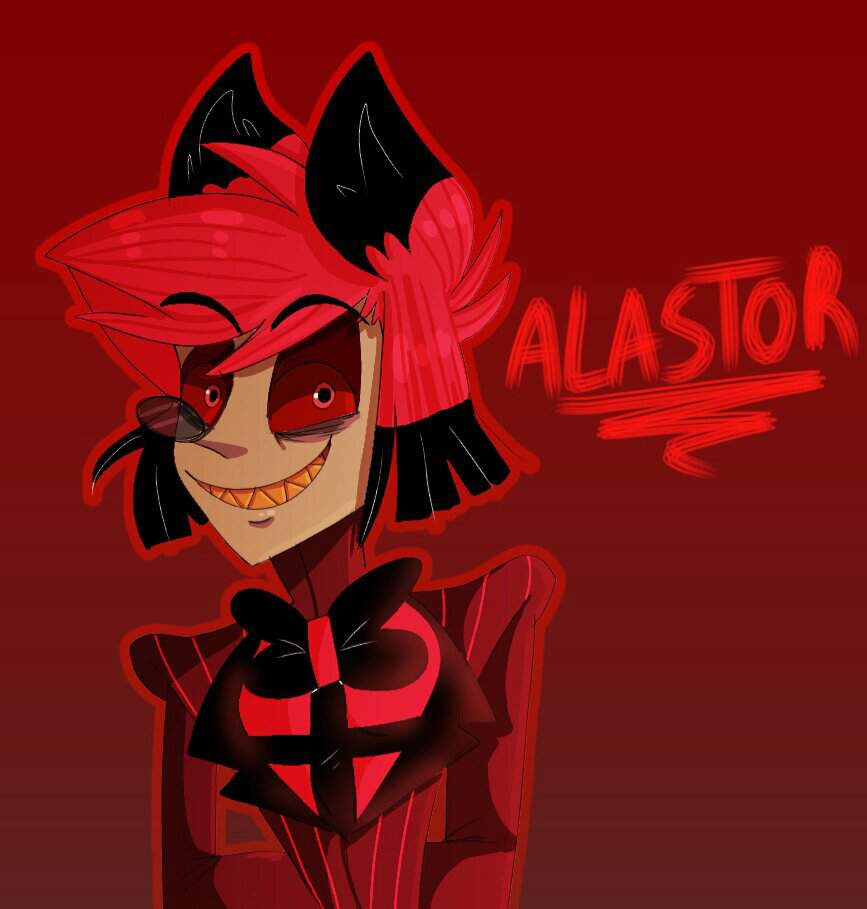 Yay! An Alastor drawing I don't totally hate! | Hazbin Hotel (official ...