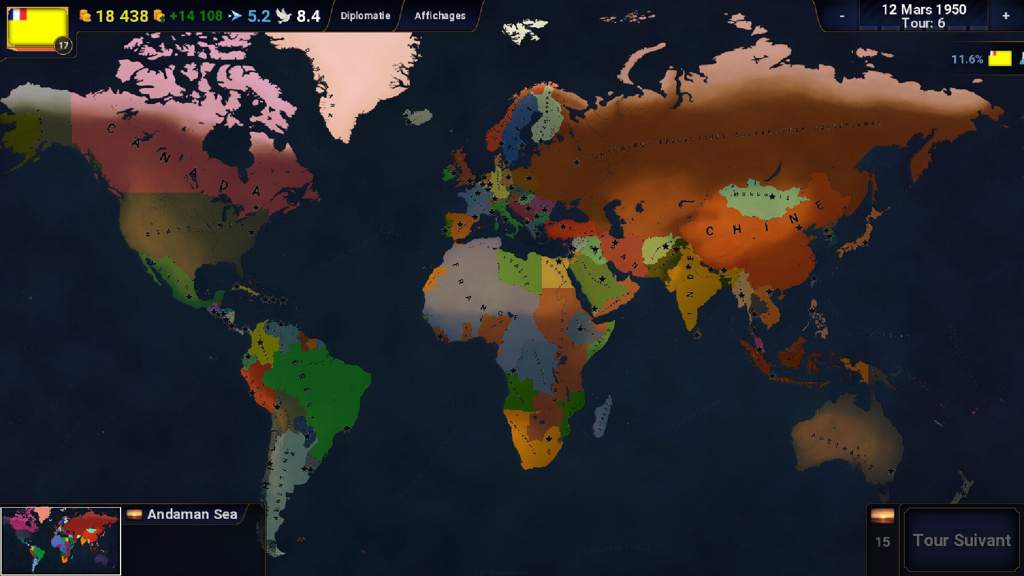 My 1950 Cold War Scenario | AOC2 & RP Amino