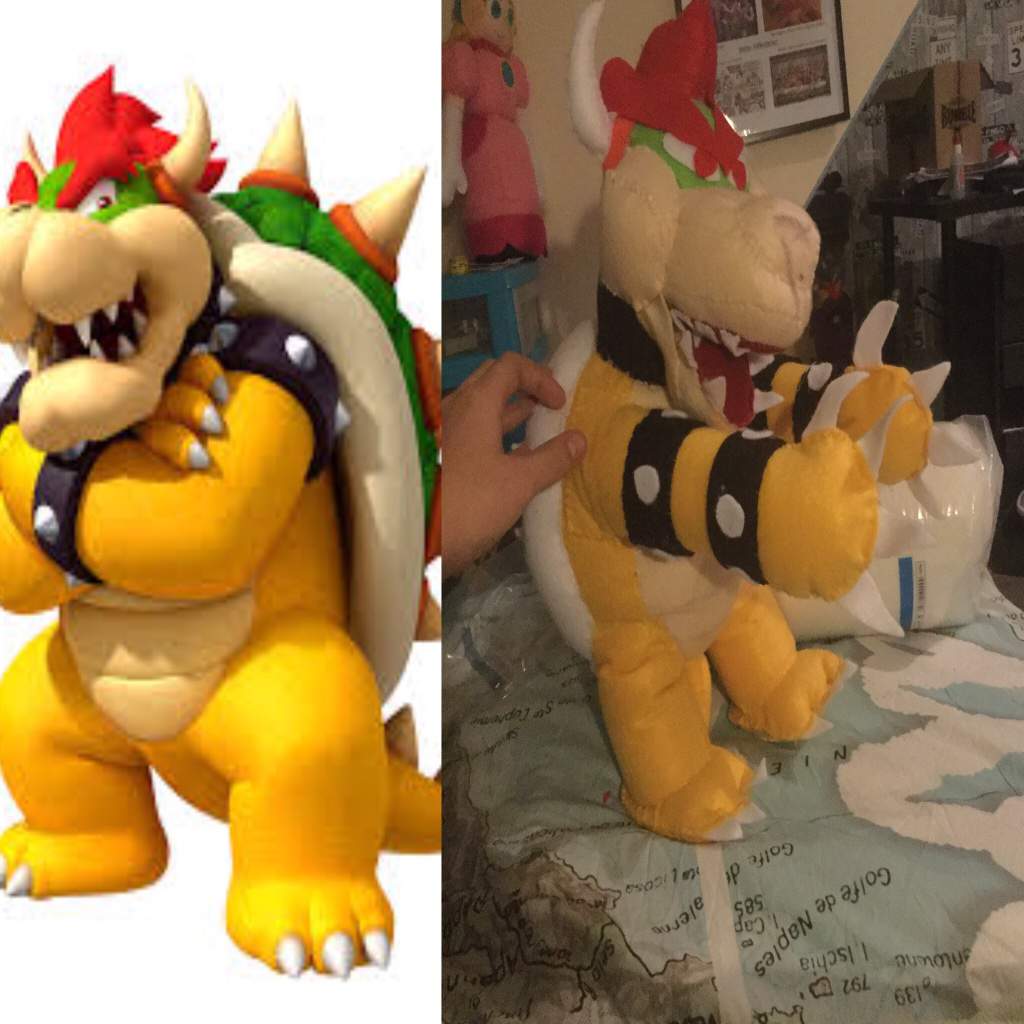 female bowser plush