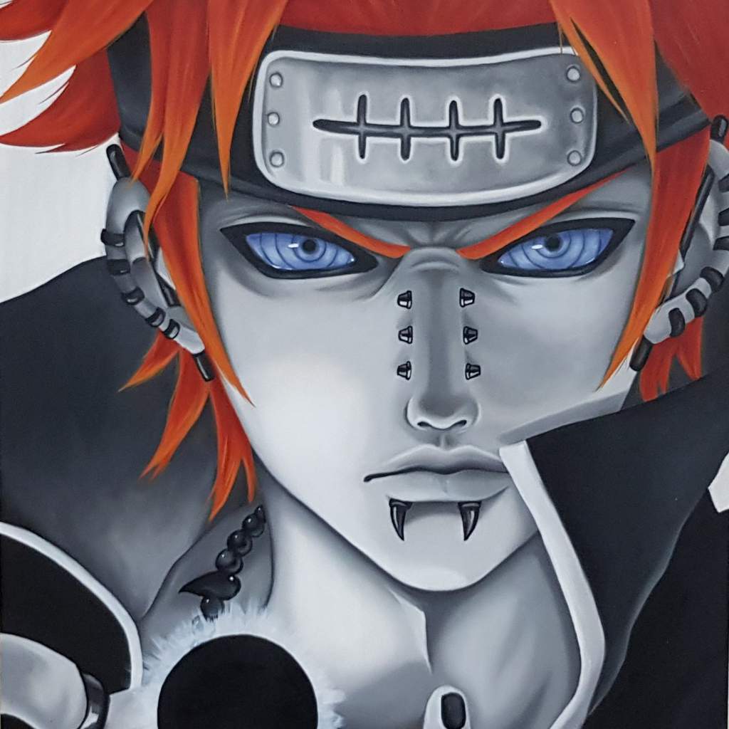 Pain Naruto Shippuden Oil Painting Anime Art Amino