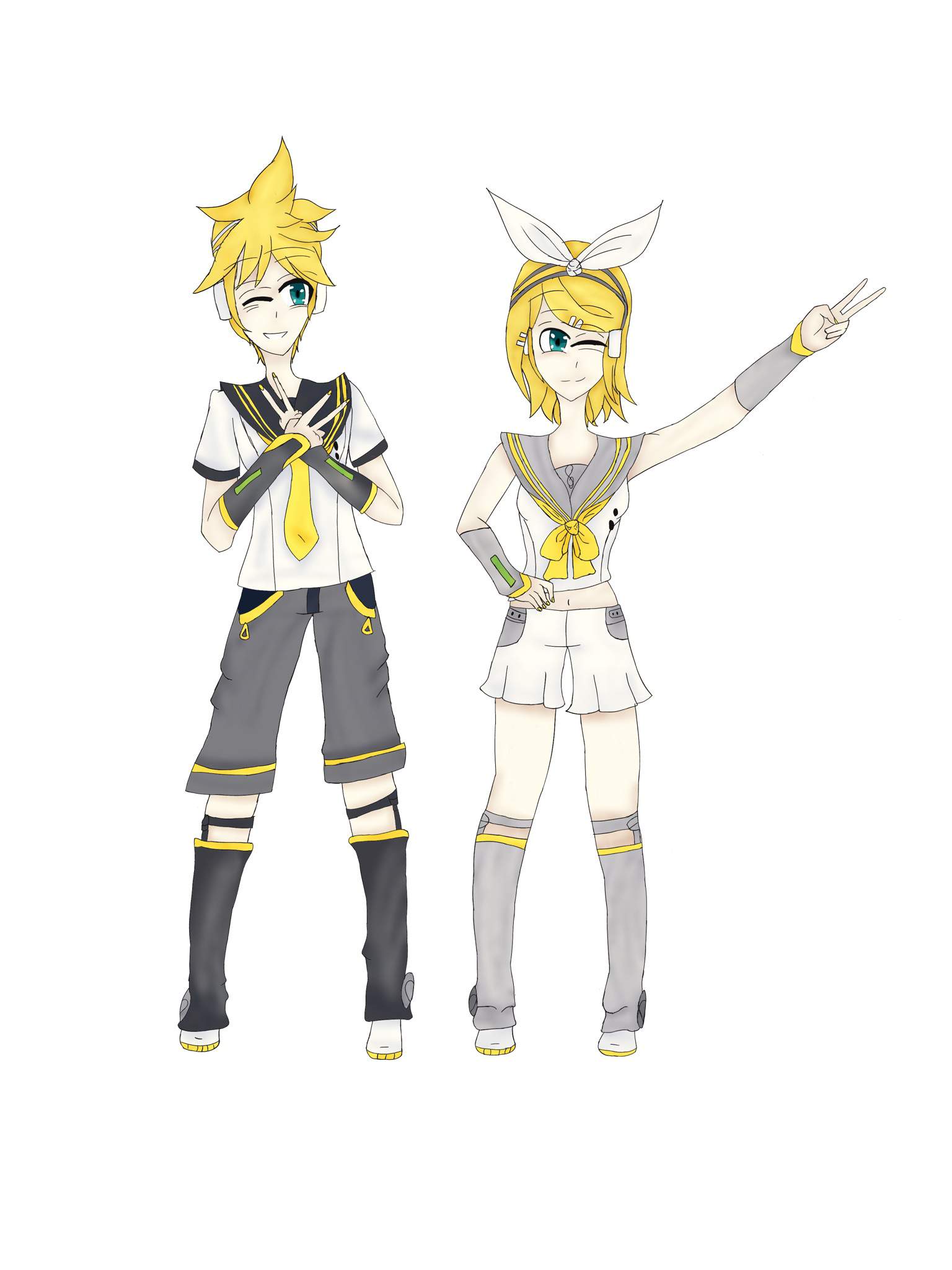 Happy birthday yellow twins!!!! | Vocaloid Amino