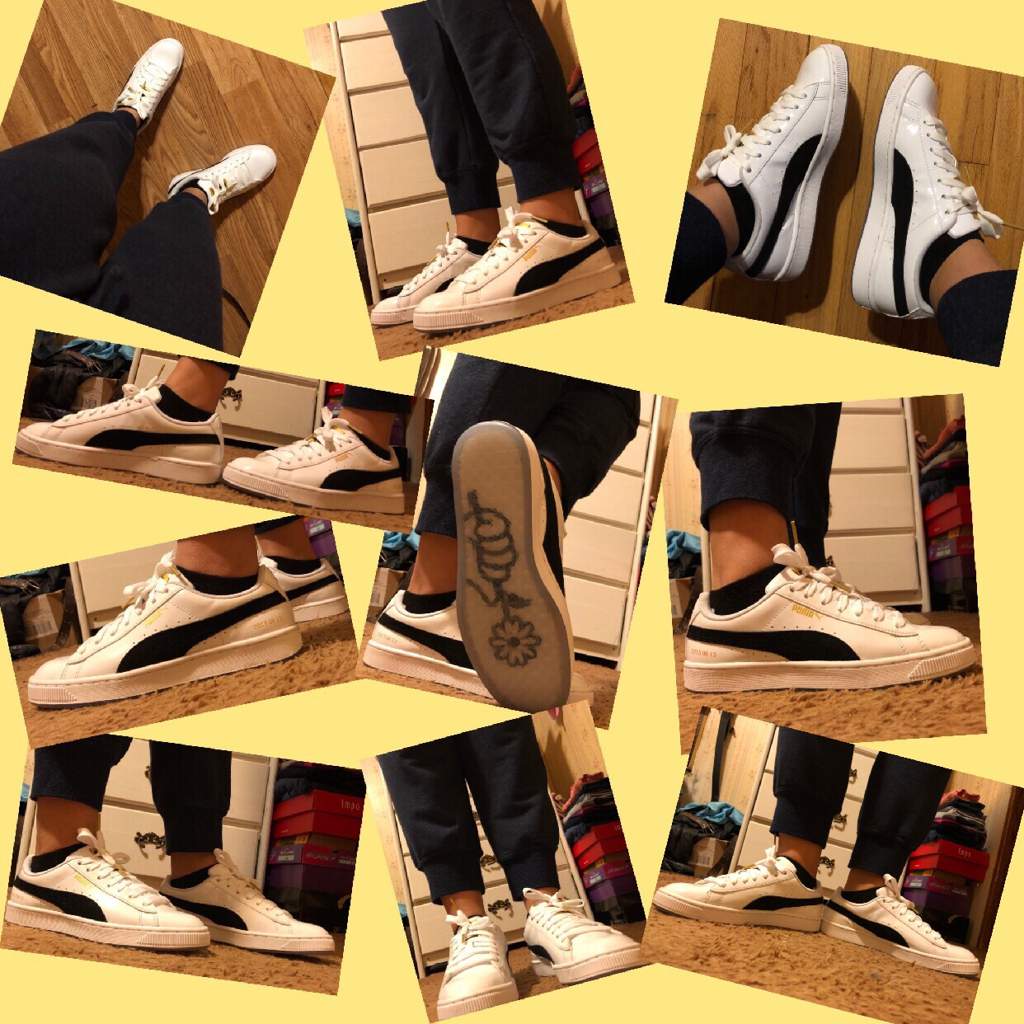 puma x bts basket patent shoes bangtanboys collaboration 36827801