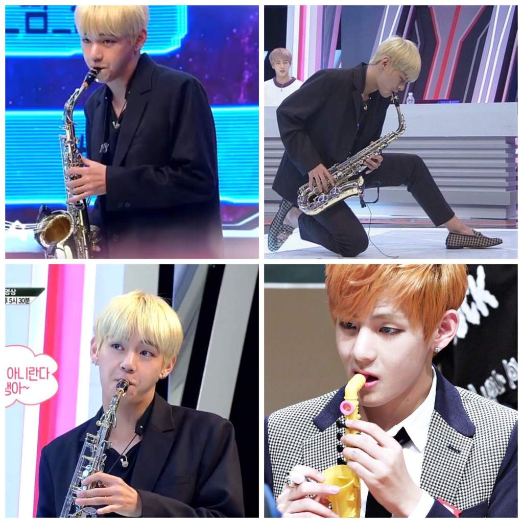 Saxophone. This is what I normally think of Tae doing when someone asks me what a special talent of his is. He is amazing at playing this instrument.