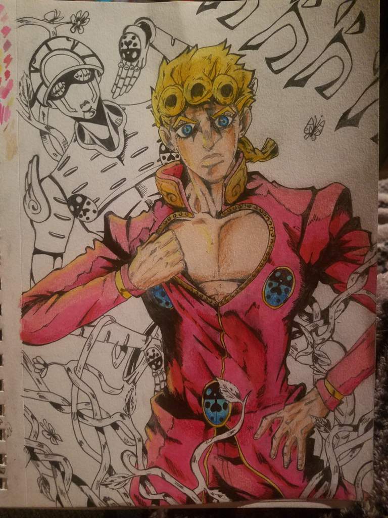 Giorno Giovanna & Gold Experience Fanart | Anime Amino