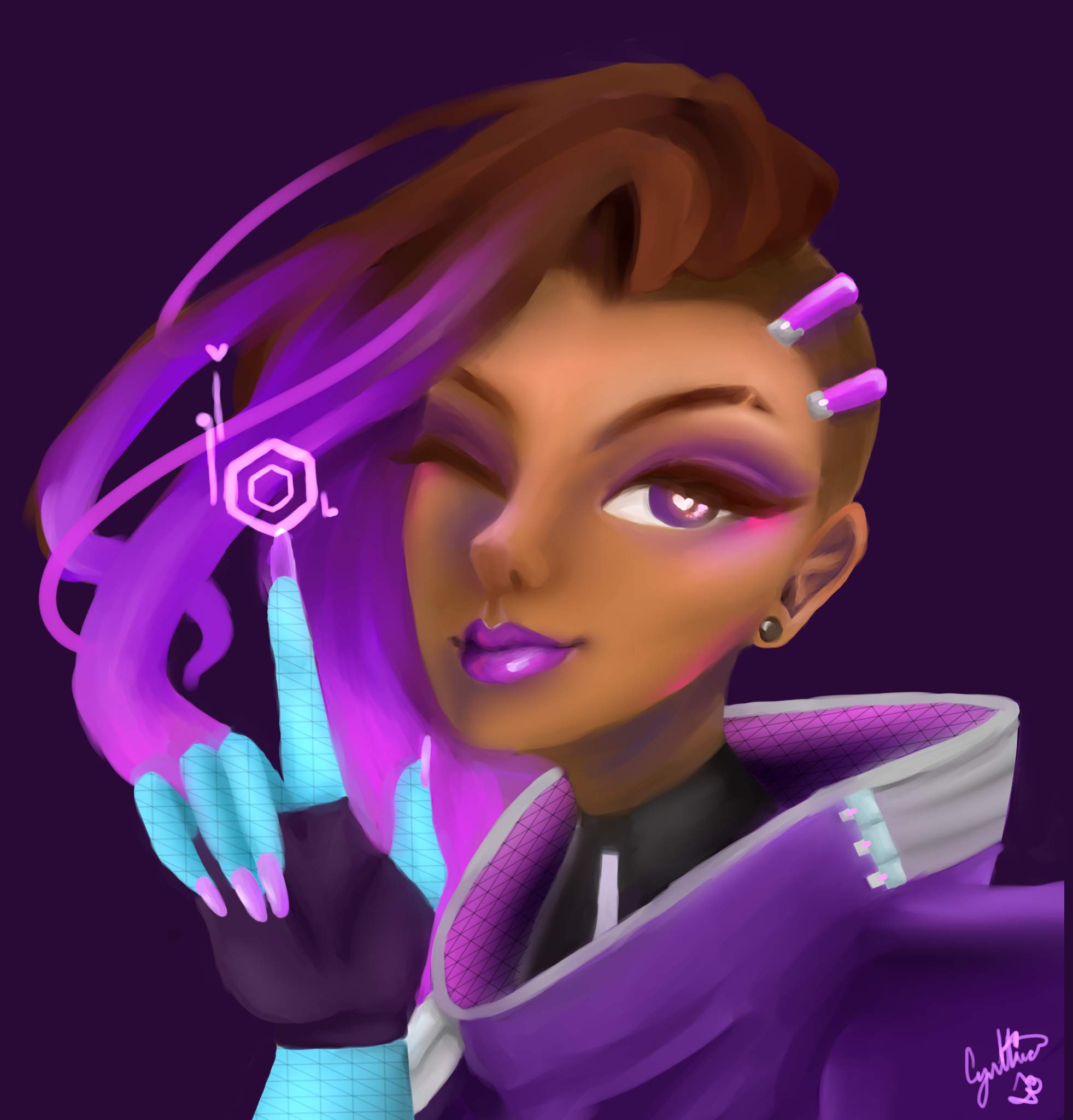 Sombra pfp! | Overwatch Amino