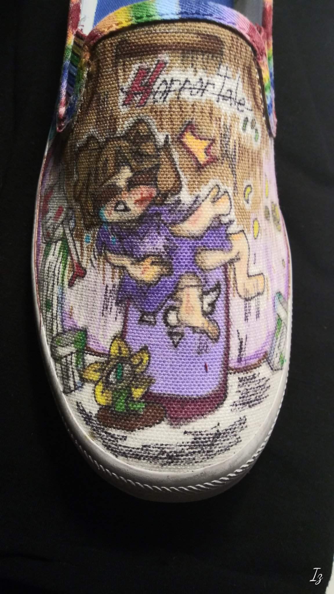 One of the shoes, done! The Horrortale themed shoe! | Undertale AUs Amino