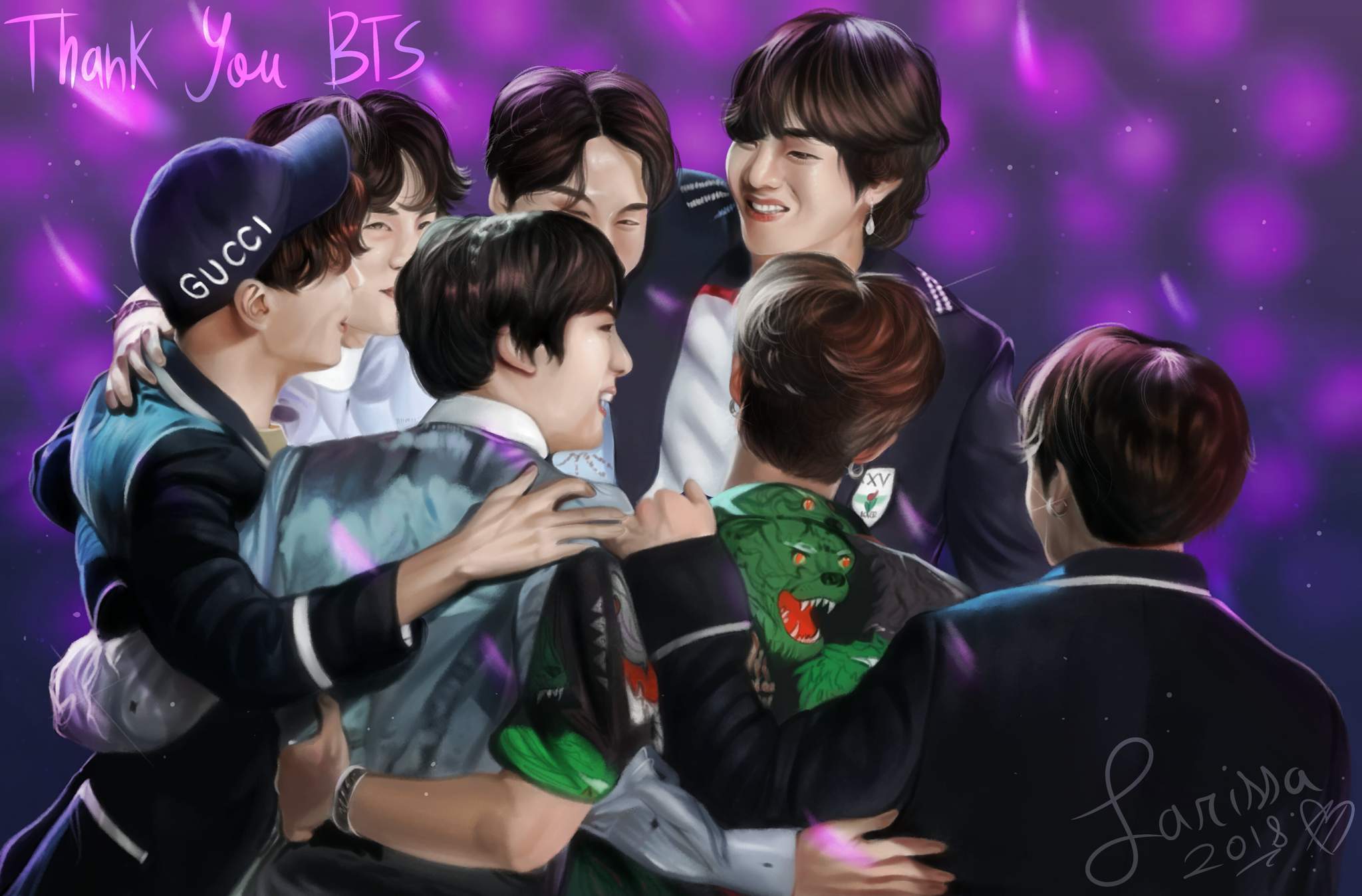 <b>BTS</b> Purple OT7.