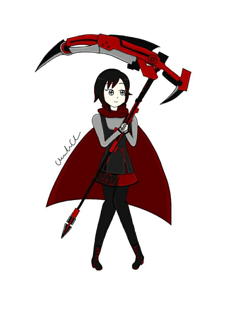 Ruby Rose Slayer RWBY Fanart | RWBY Amino