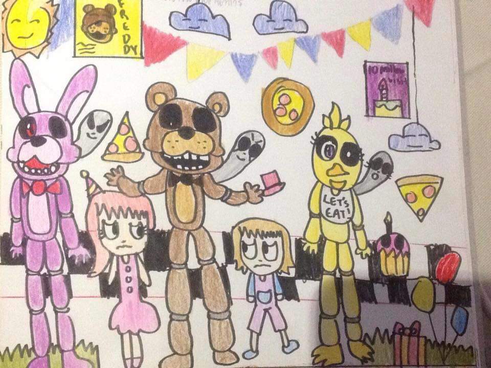 Fnaf 1 art | Five Nights At Freddy's Amino