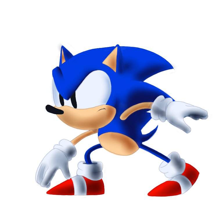 Classic Sonic Pose | Sonic Artist Central Amino