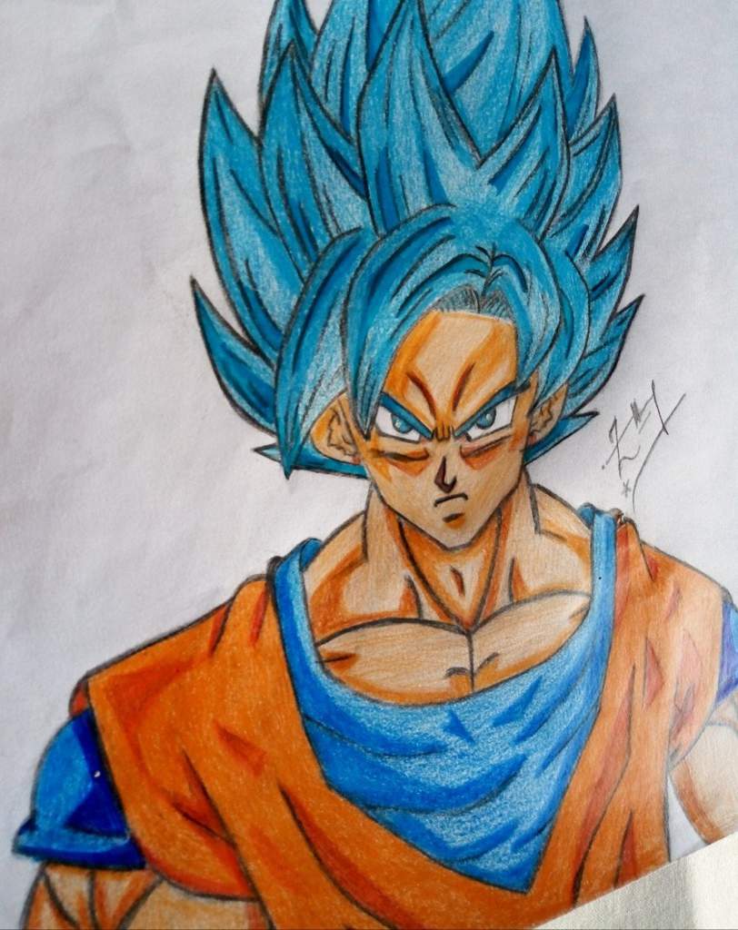  Drawing  Goku  Super  Saiyan  Blue DragonBallZ Amino