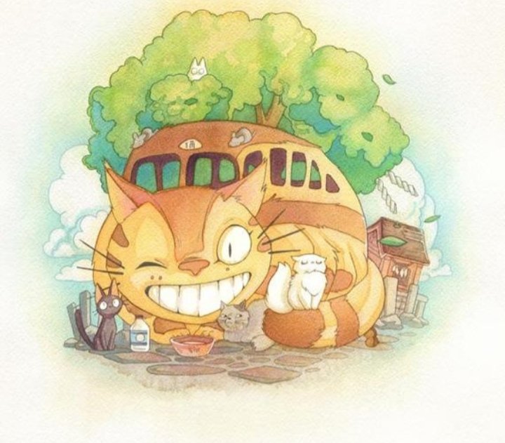 The cat bus | Studio Ghibli Amino