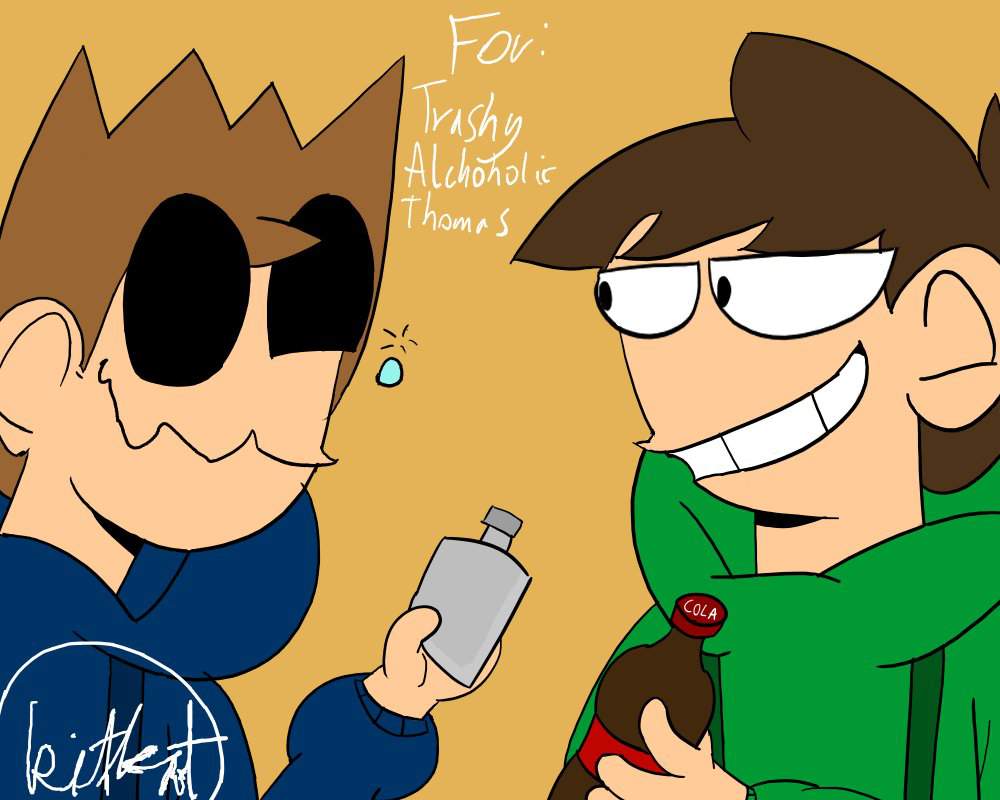 Request 6: Tom and Edd drinking their drinks | 🌎Eddsworld🌎 Amino