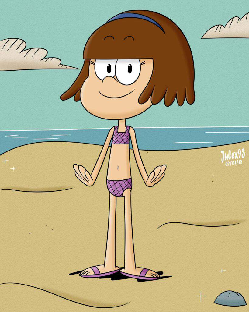 Una Linda Qt En La Playa The Loud House Español Amino