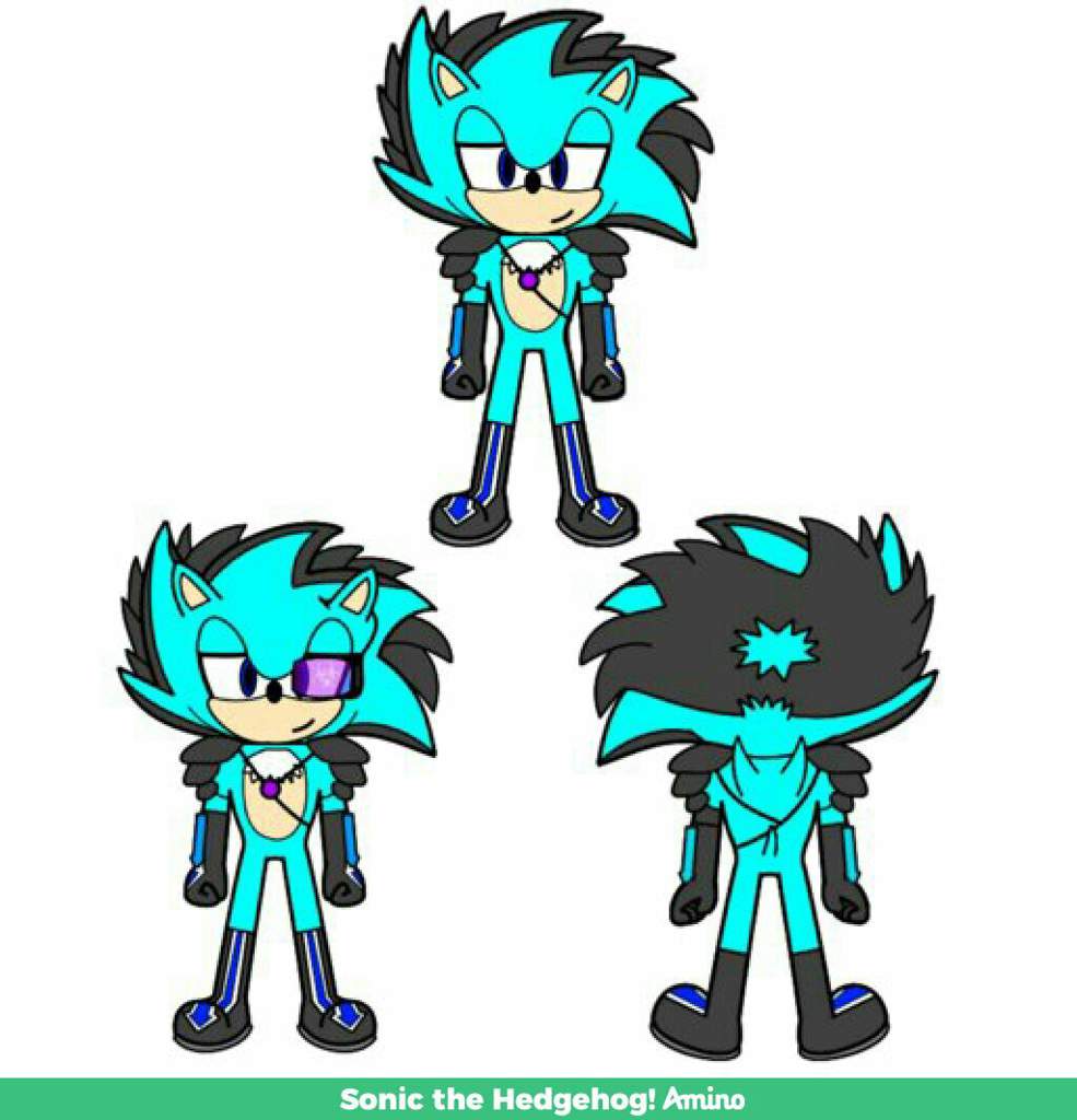 Techno the Hedgehog redesign | Sonic the Hedgehog! Amino