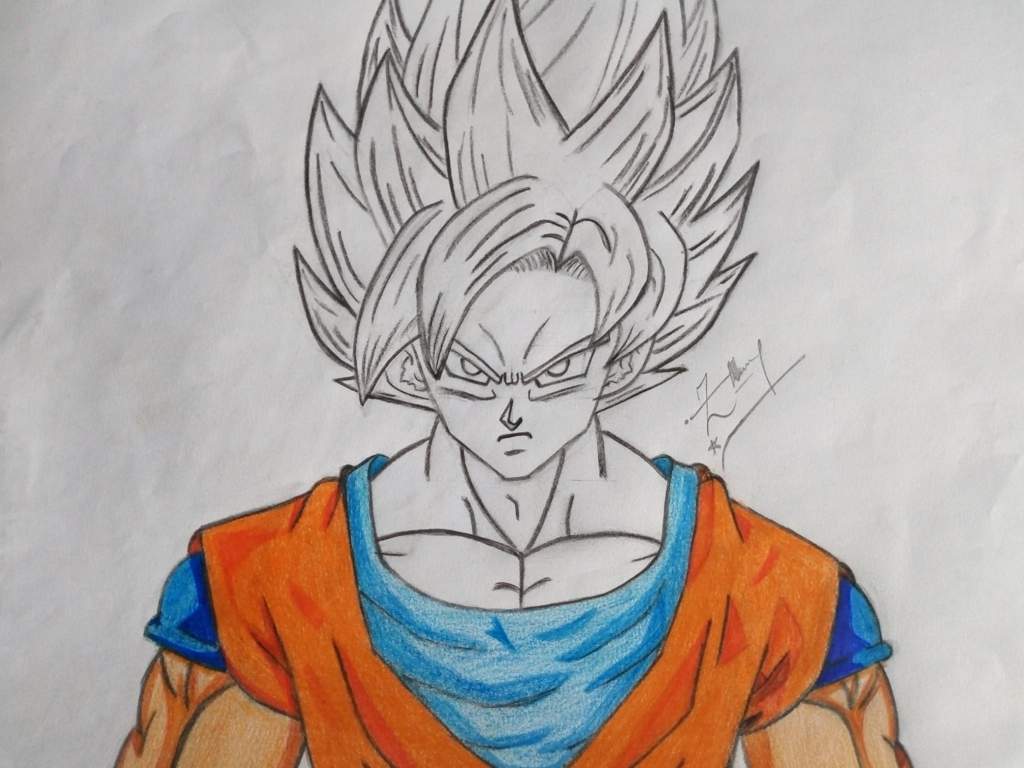 Drawing Goku Super Saiyan Blue | Anime City! Amino