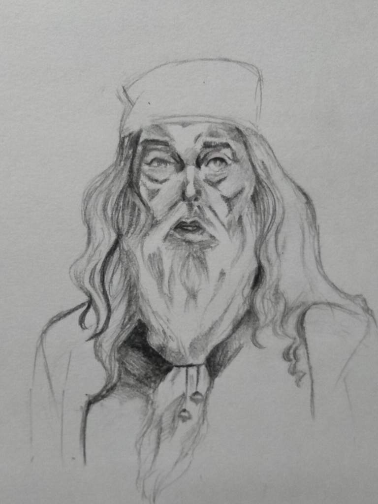 Albus Dumbledore drawing || 2017 vs 2019 | Harry Potter Amino