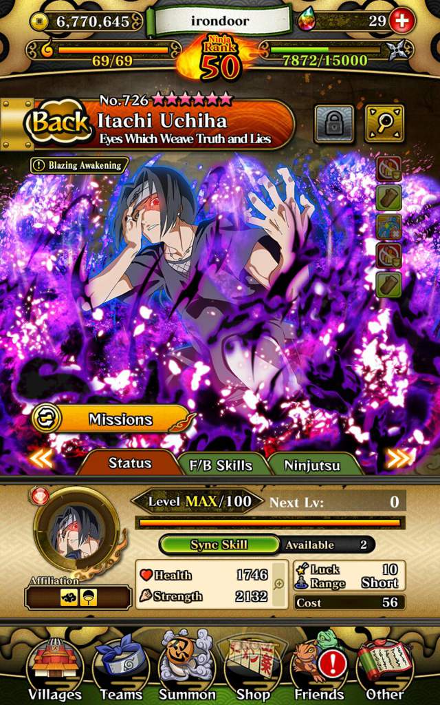 I Got 99luck Pain Ningendo And Itachi Eyes Which Weave