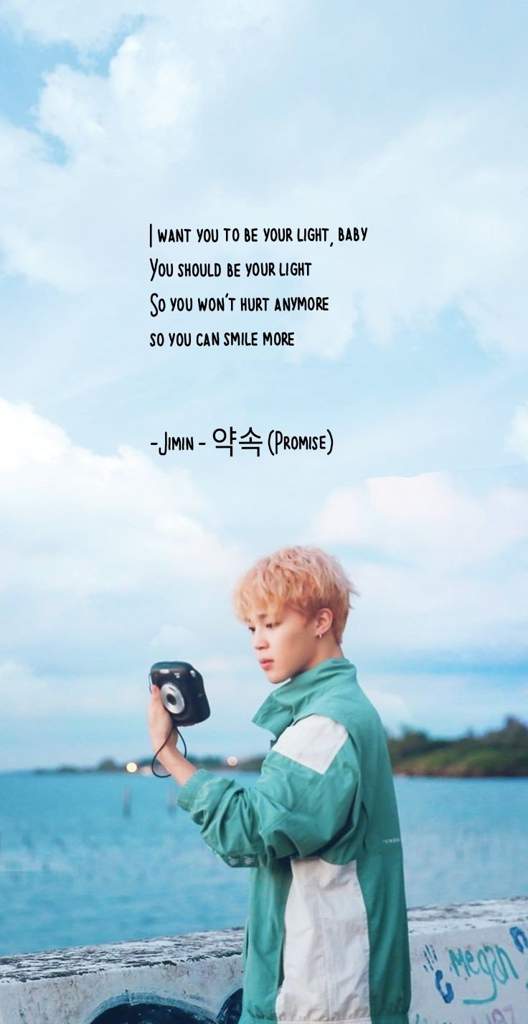 Jimin promise lyrics wallpaper BTS Amino