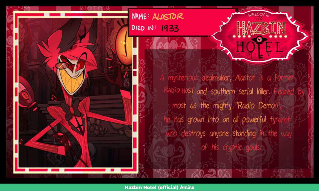 Some of the character cards | Hazbin Hotel (official) Amino