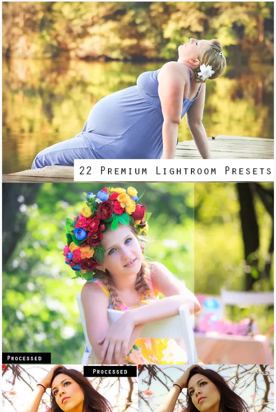 22 Premium Lightroom presets download free .zip for ...