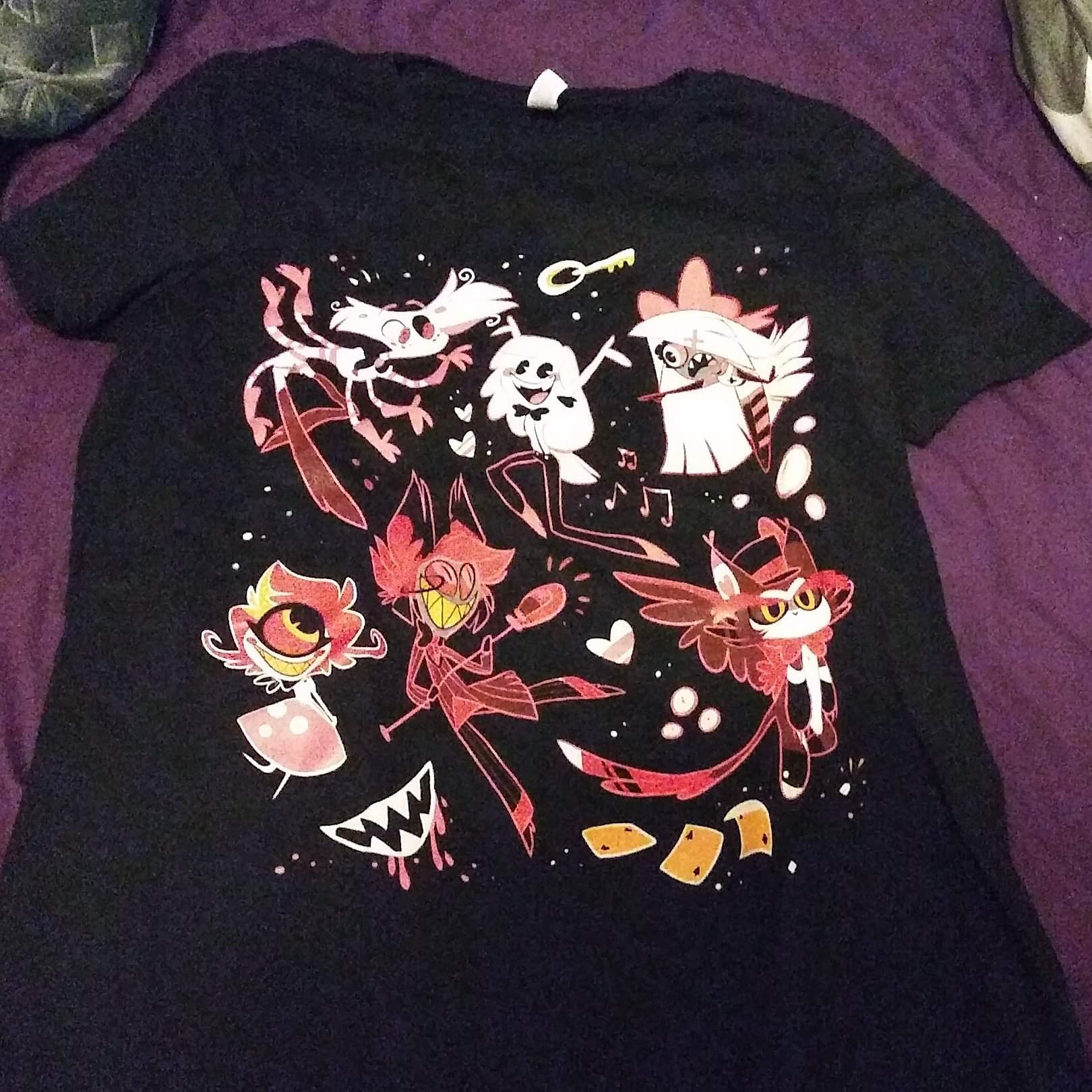 MY HAZBIN SHIRT IS FINALLY HERE!!!! 😍😍💓💓💓 | Hazbin Hotel (official) Amino