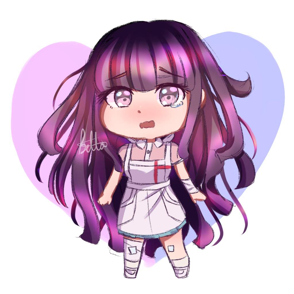 Mikan Chibi Sketch | Danganronpa Amino