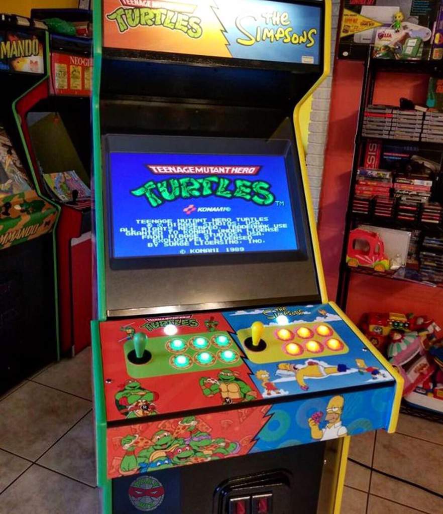 Custom Arcade Machine Teenage Mutant Ninja Turtles Amino