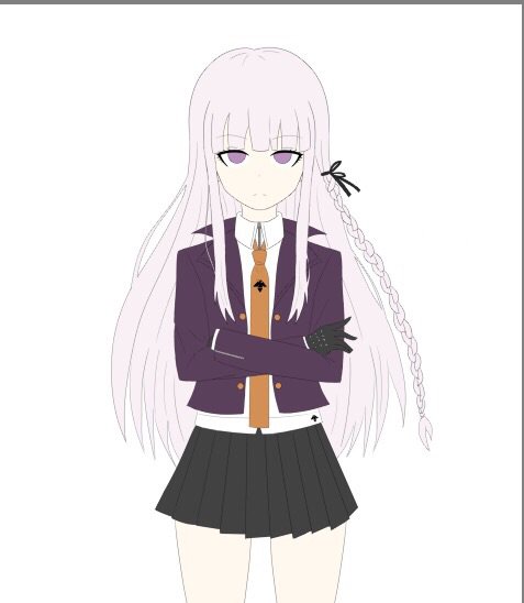 Kyoko Kirigiri Fanart Process | Anime Amino