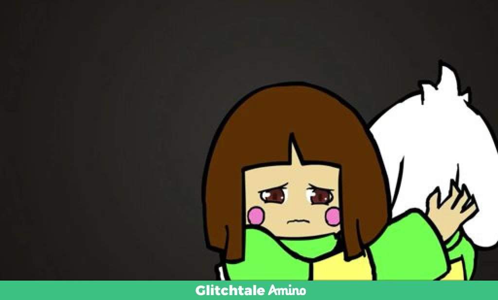 howdy iam draw chara and asriel... | Glitchtale Amino