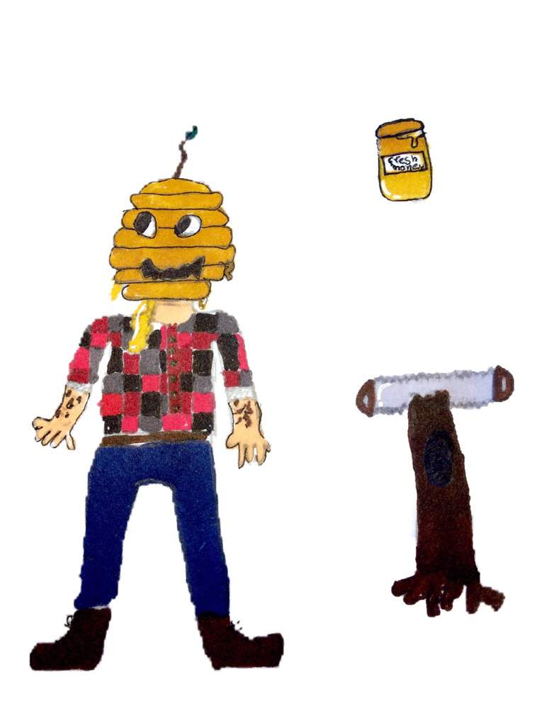 I Know This Isn T The Best Drawing But Here Is A Skin Concept Honey - fortnite battle royale armory