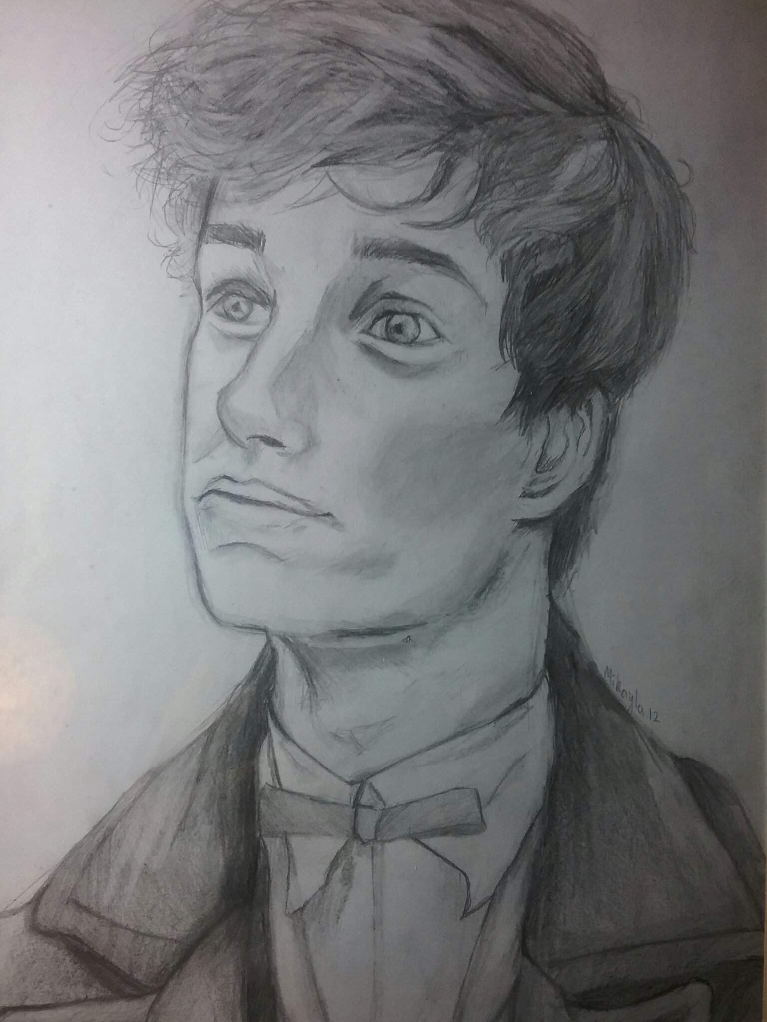 This is just a portrait Newt Scamander. Btw this is my first ever post ...