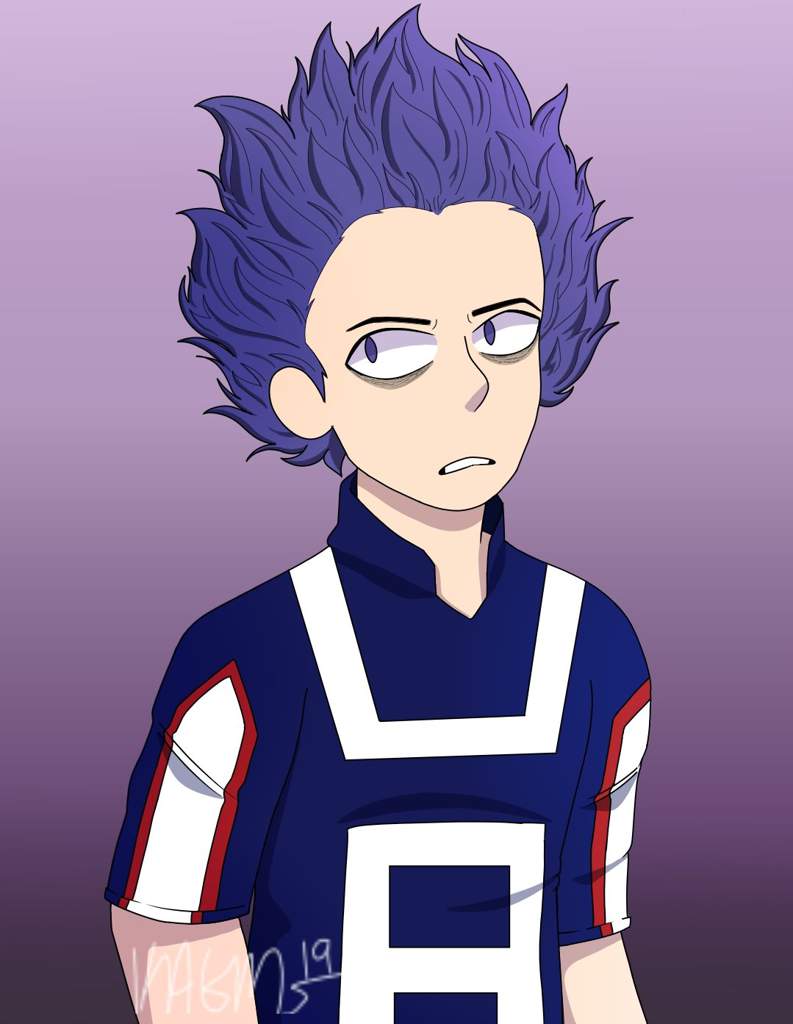 Purple emo Shinsou | My Hero Academia Amino